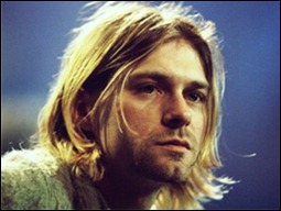 Kurt Cobain of Nirvana during the taping of MTV Unplugged at Sony Studios in New York City, 11/18/93. Photo by Frank Micelotta.  *** Special Rates Apply *** Call for Rates ***