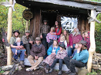 Papa Pilgrim and Family in McCarthy, Alaska