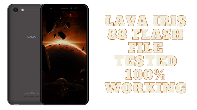 Lava Iris 88 Flash File Tested 100% Working