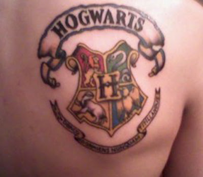Harry Potter on Chest Tattoo