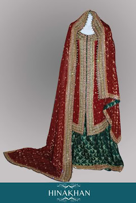 Bridal Lehenga Bridal Dresses Hina Khan Collection