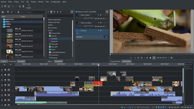 aplikasi edit vidio gratis kdenlive