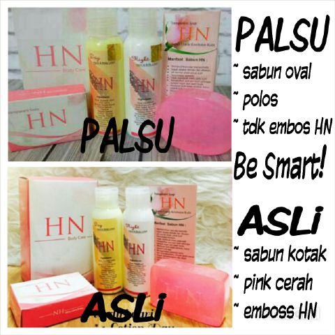  Perbedaan  Lotion HN  Asli  dan  Palsu  Perbedaan  Lotion HN  