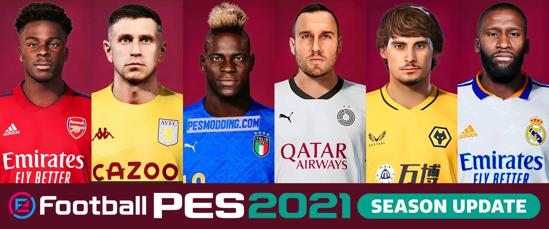 PES 2021 Mini Facepack Vol. 36 by HS_Facemaker
