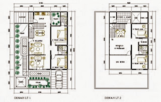 50+ Contoh Gambar Denah Rumah Minimalis - Rumah Minimalis