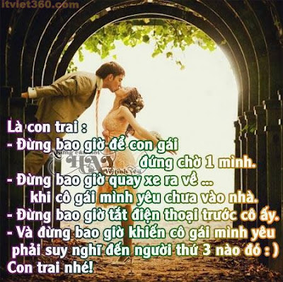 Những câu nói hay về tình yêu, là con trai