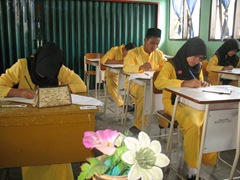 Ujian Semester Ganjil TP 2010 di SMAN Pintar 5