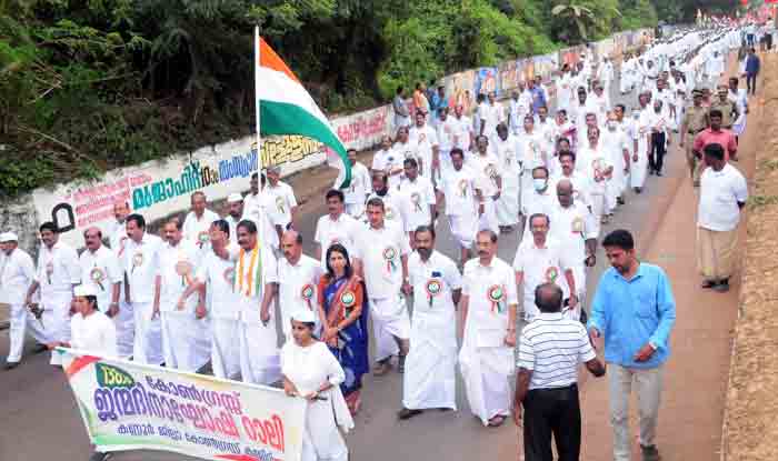 Congress held birthday rally in Kannur, gathering thousands of people, Kannur, News, Politics, Congress, K Sudhakaran, Rally, Kerala
