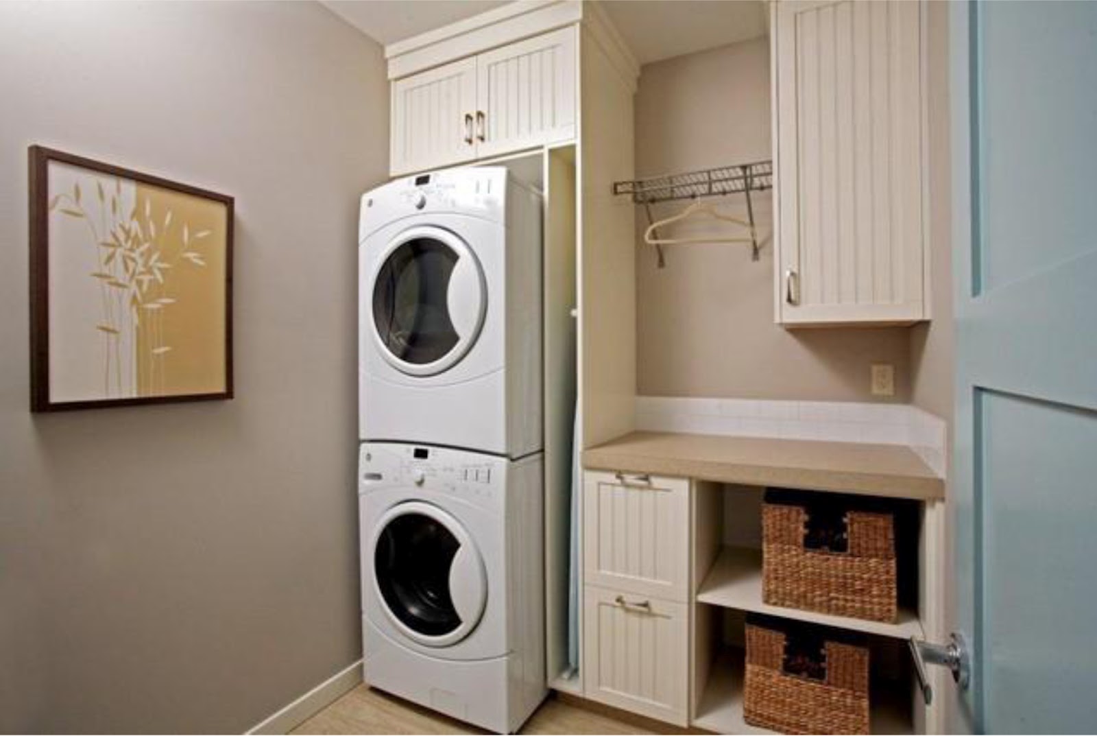 Stackable Washer Dryer Laundry Room Ideas