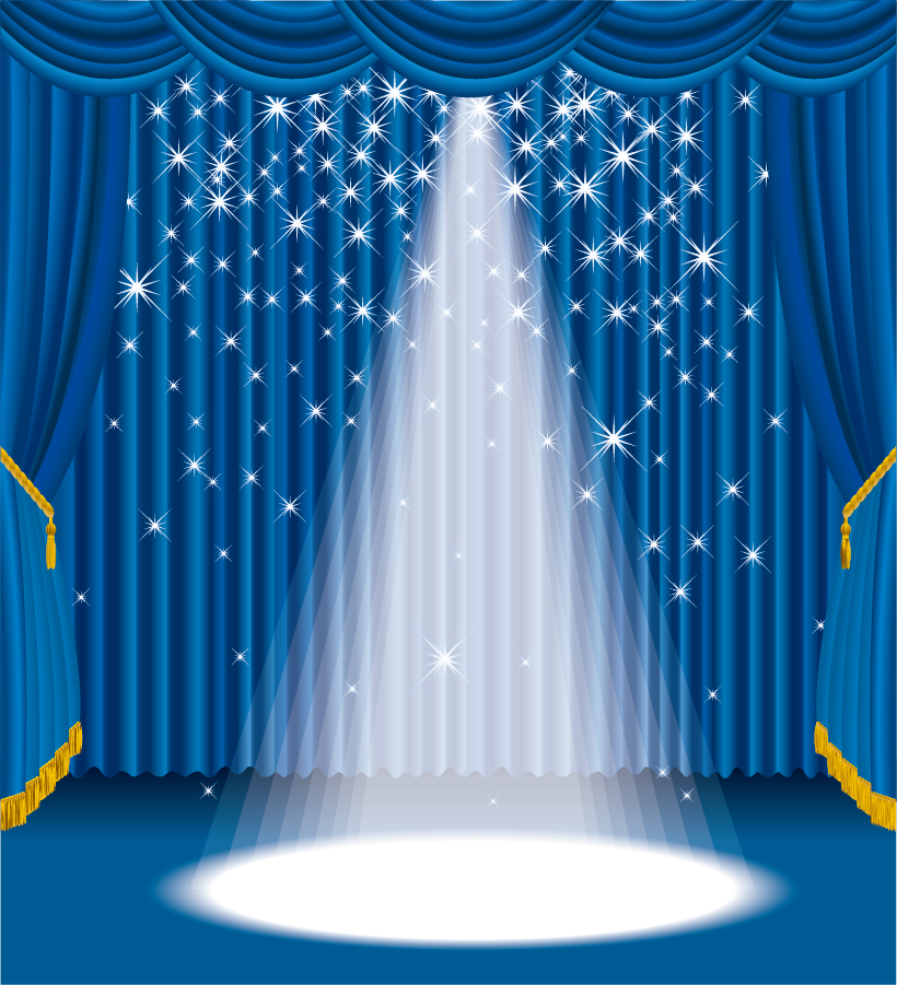 Free Vector がらくた素材庫 スポットライトが輝く青いカーテンのステージ Focus Spotlight Curtain Opening Stage イラスト素材 Free Vector がらくた素材庫 スポットライトが輝く青いカーテンのステージ Focus Spotlight Curtain Opening Stage イラスト素材