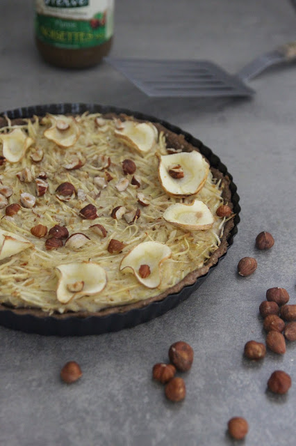 Cuillère et saladier : Quiche panais-noisettes (vegan)