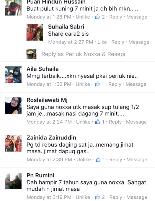 Testimoni Periuk Noxxa  Resepi Periuk Noxxa