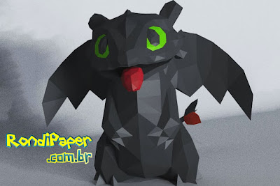 como treinar seu dragao banguela papertoys