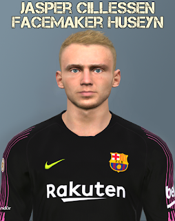 PES 2017 Faces Jasper Cillessen by Huseyn