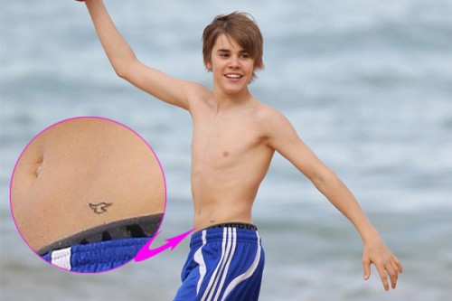 justin bieber tattoo