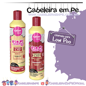 Shampoo e Condicionador Vinagre de Maça Tô de Cacho - Salon Line (Low Poo)
