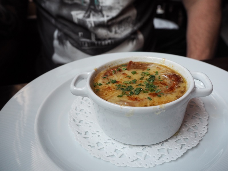 Cafe Boheme's French onion soup