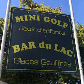 Le Mini Golf at Bar du Lac in Pierrefonds, France. Photo by Christopher Gottfried 26/08/19