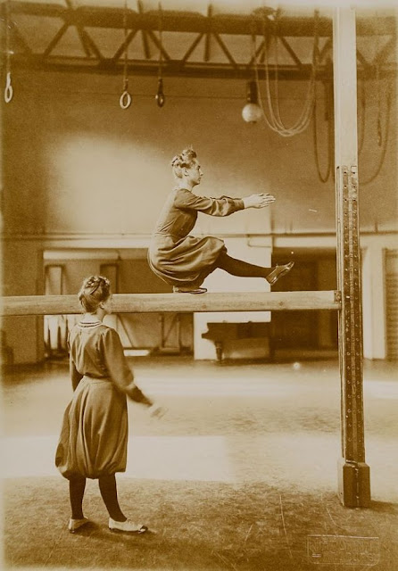 Exhibición de gimnasia sueca en Hamburgo en 1902