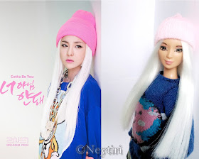 2ne1 barbie doll Dara Gotta Be You comparision