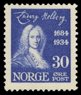 Norway 1934 30 Øre Ludvig Holberg