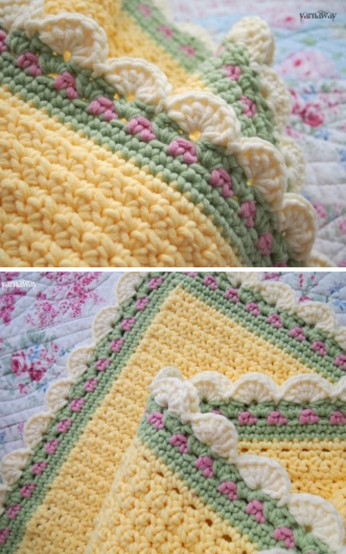  Tiramisu Baby Blanket - Free Pattern 