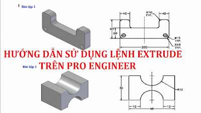 Lệnh Extrude