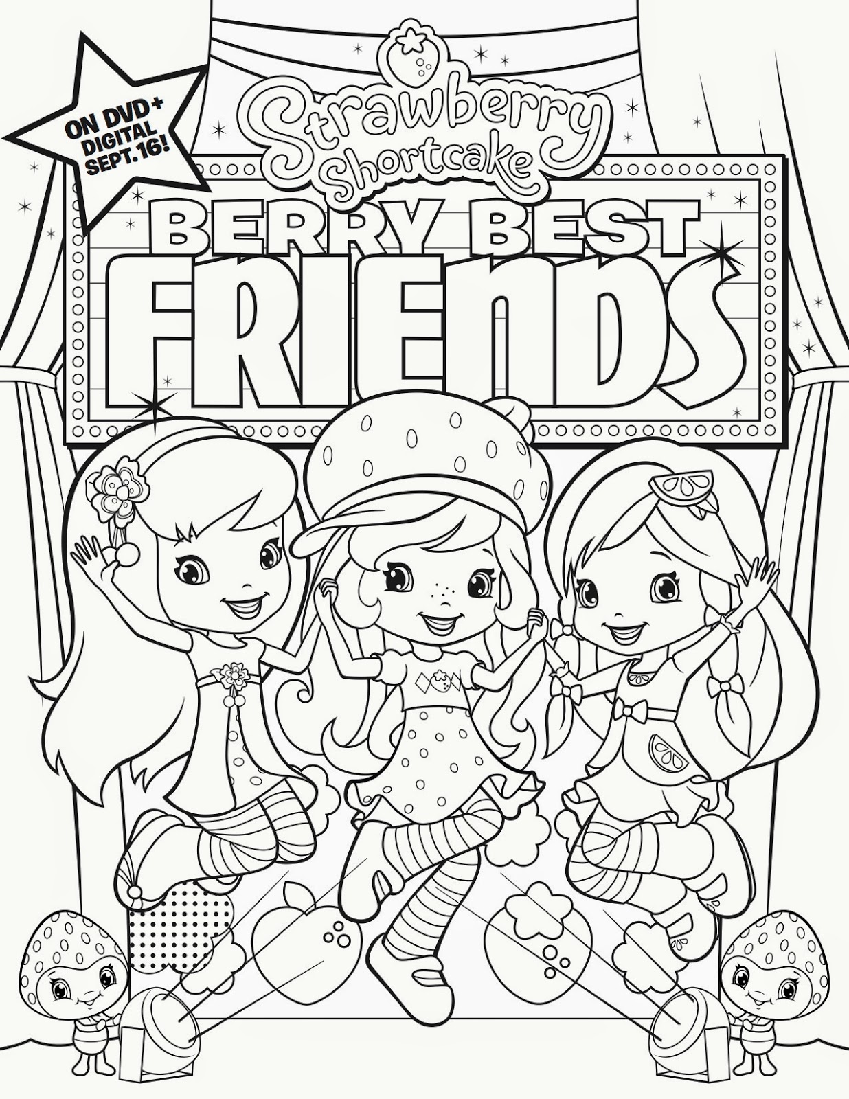 Strawberry Shortcake Berry Best Friends BerryBestFriends DVD Giveaway