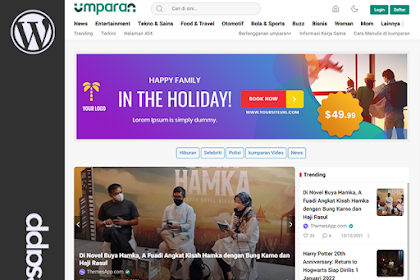 [GRATIS] Download UmparanWP, Template WordPress Berita Mirip Kumparan.com