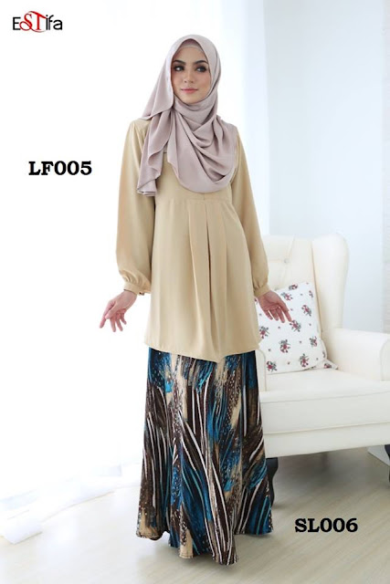 Skirt Lara , Estifa , Jual Pakaian Mulimah , Blouse Muslimah 