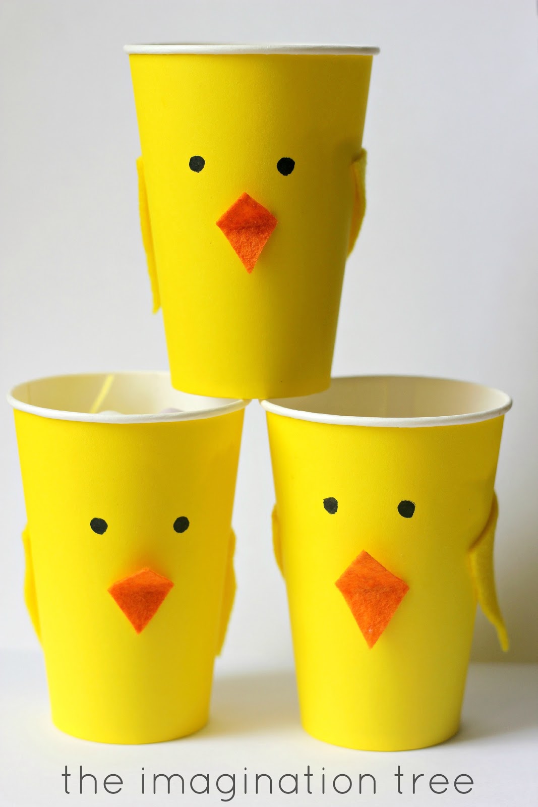 Easter Chick Cup Craft