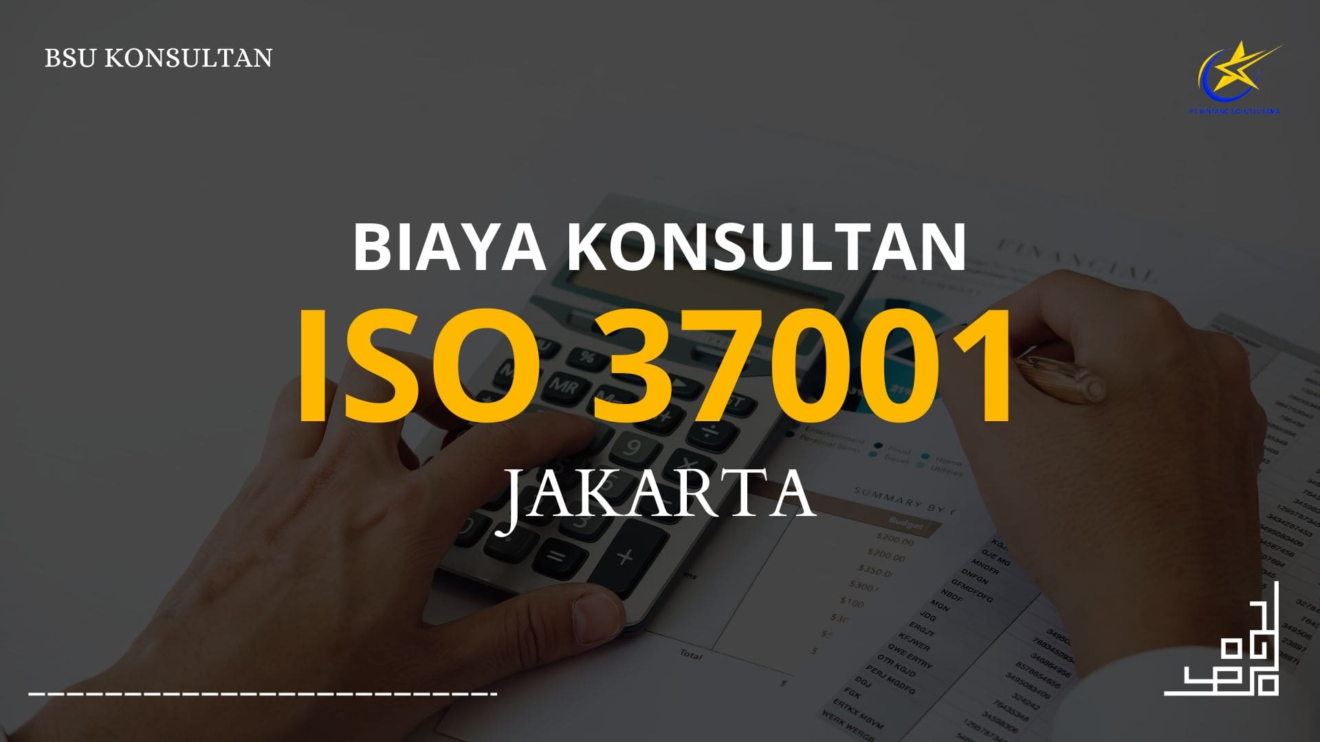 Biaya Konsultan ISO 37001 Jakarta