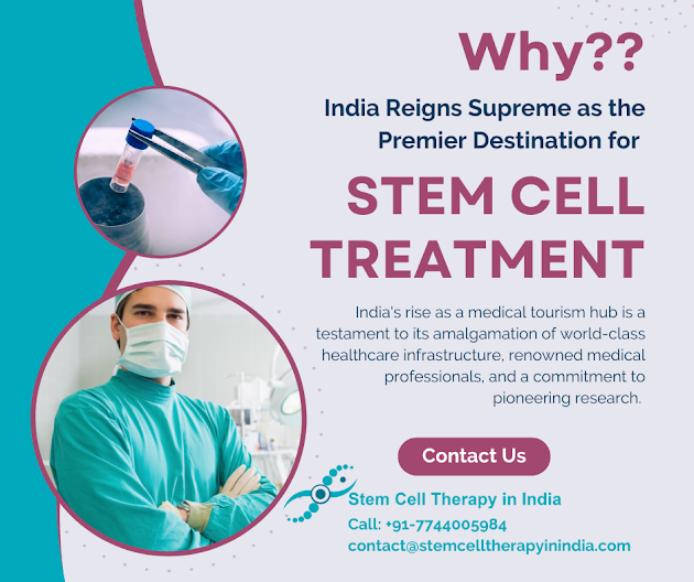 India Premier Destination for Stem Cell Treatment
