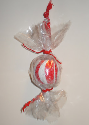 Peppermint candy ornaments 1