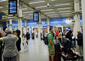 Pancras station London