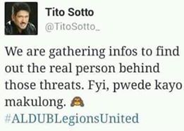 Authorities Are Now Searching For The People Who Joked About Bombing The Aldub Fans' Day!