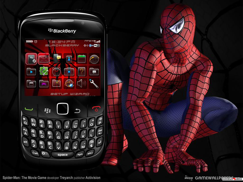 Tema Blackberry Amazing Spiderman Download Tema BB Gratis