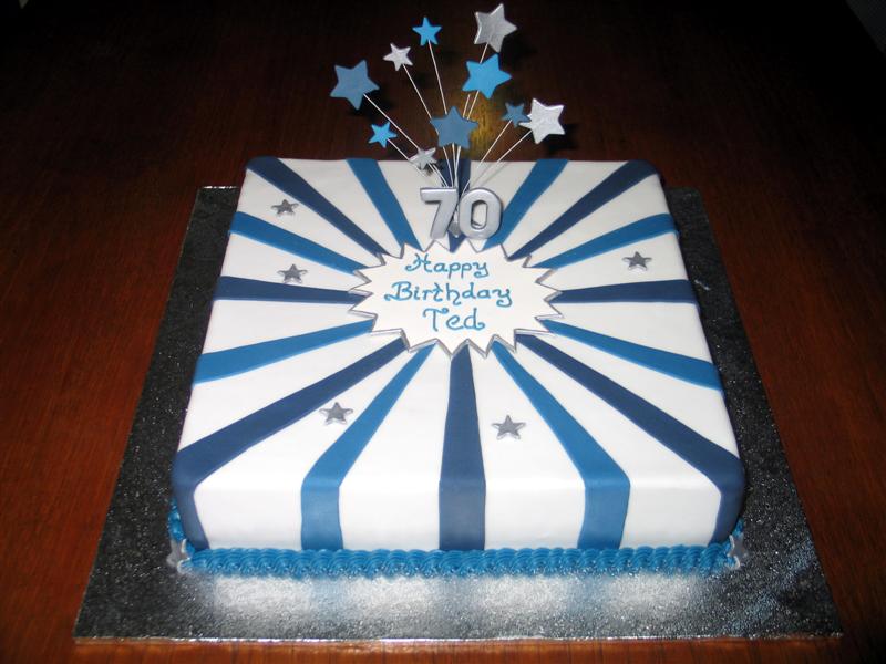 Milestone 70th Birthday Cake | thebakeboutique