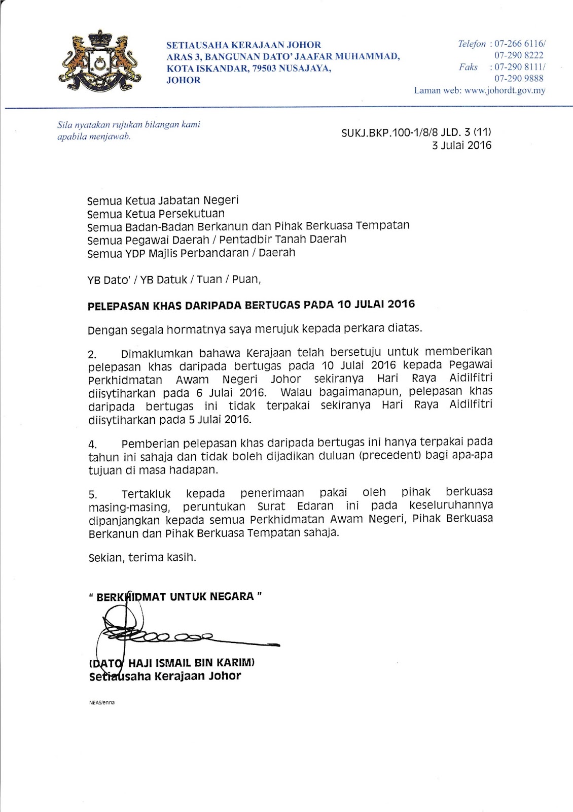 Surat Rasmi Aduan Pelanggan Nice Info D