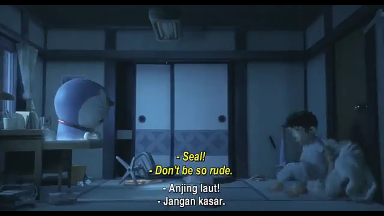 Gambar Kata Kata Doraemon Sedih Sobkatakata