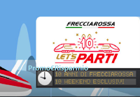 Logo Trenitalia ''Let's Parti'' : vinci 10.000 premi, buoni sconto, viaggi e weekend