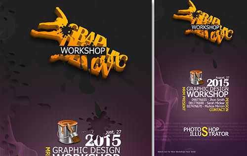 Create a Grap Design Workshop Poster In Photoshop