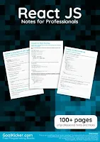ReactJS Notes For Professionals