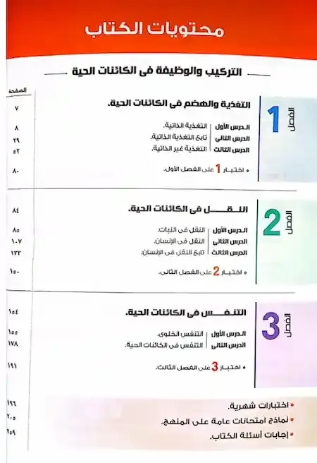 تحميل كتاب الامتحان احياء تانية ثانوي الترم الاول 2024 pdf