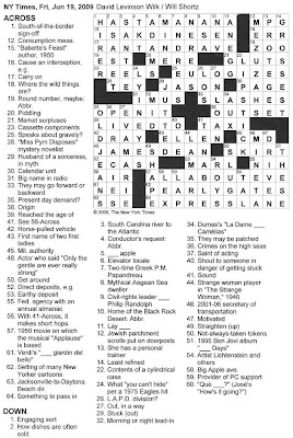 Peoples Magazine Crossword Puzzles on Games   Puzzler   People Com