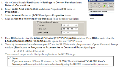 communication between PC and BL2500