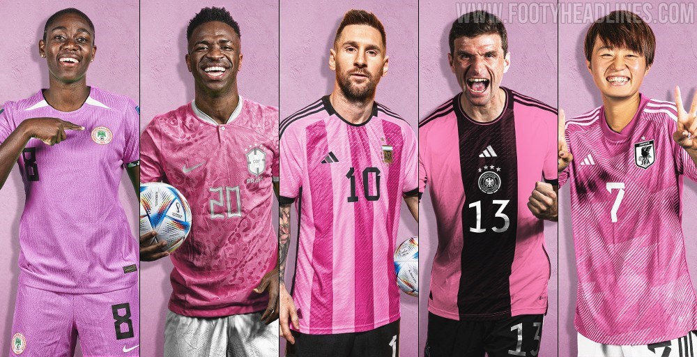 What if International Kits Are in Pink Mode? - Footy Headlines
