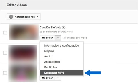 Descargar historial de videos publicados en tu cuenta de Youtube