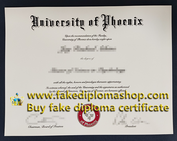 University of Phoenix diploma