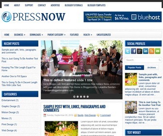 PressNow-Blogger-Template